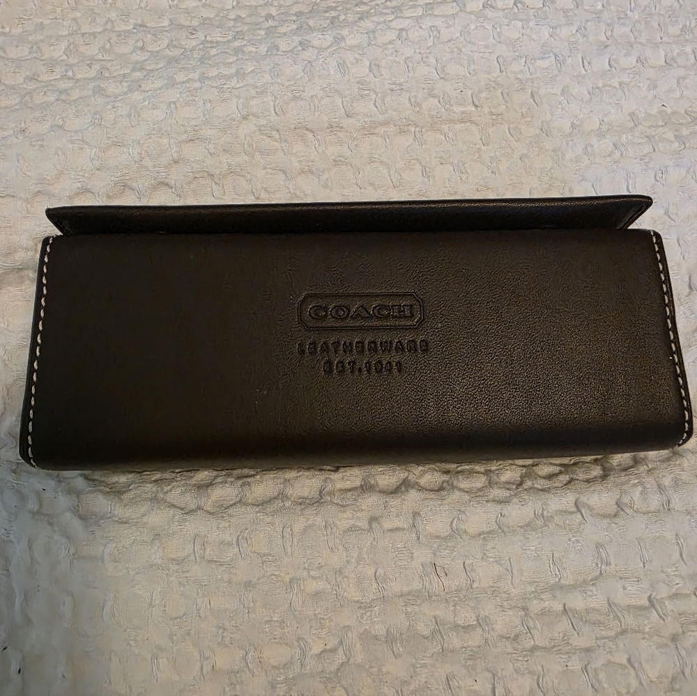 Coach Leather Eyeglass Case